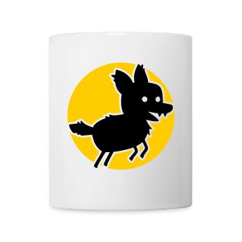 Wolf – Wild Nature Motif & Animal Welfare Statement - Mug - white - Front