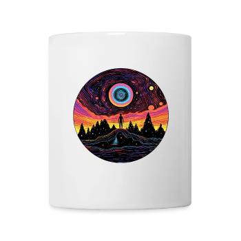 Am Rande des Ereignishorizonts - Surreales Motiv - Tasse - Weiß - Vorne