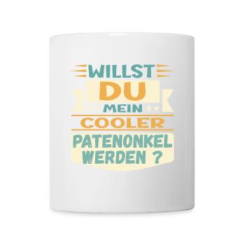 PATENONKEL WERDEN - ONKEL TAUFE PATE - Tasse - Weiß - Vorne