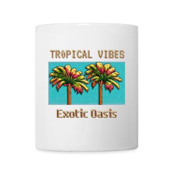TROPICAL VIBES Exotic Haven - Mug - white - Front
