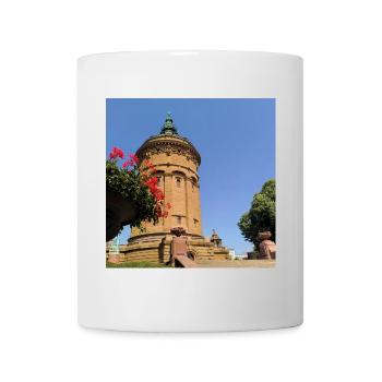 CHÂTEAU D’EAU DE MANNHEIM - Mug blanc - blanc - Devant