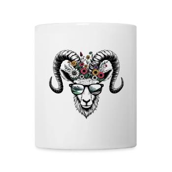 Montagnes du Capricorne Lunettes de soleil de randonnée Zodiac - Mug blanc - blanc - Devant