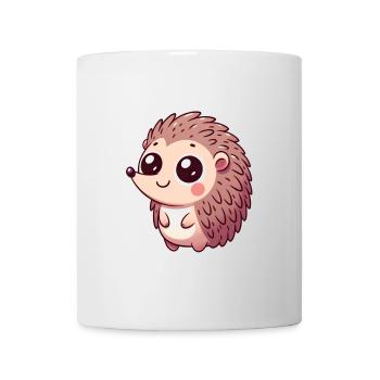 Liebevolles Igel Motiv für Kinderkleidung - Tasse - Weiß - Vorne
