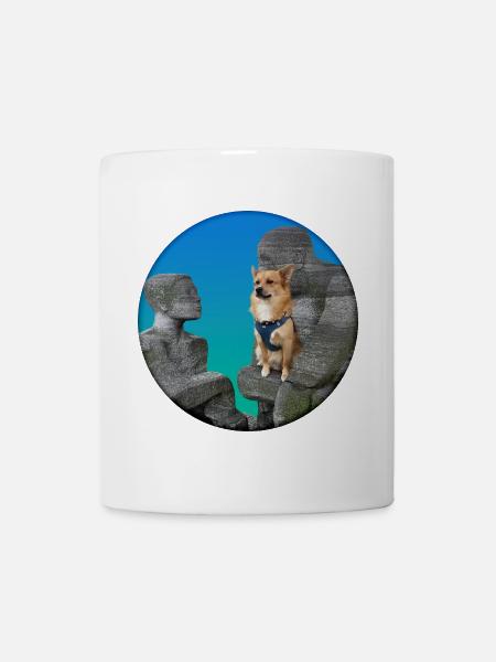 Mon chien est mon héros - Mug blanc - blanc