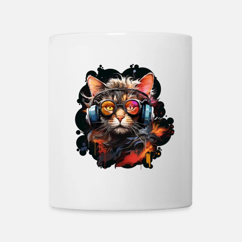 The Gamer Cat - Tasse - Weiß