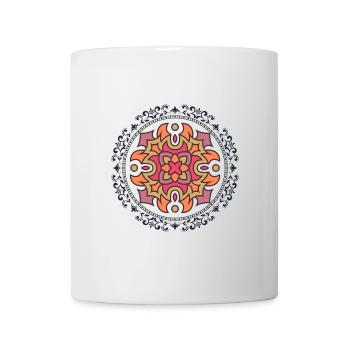 fleur d'automne - Mug blanc - blanc - Devant