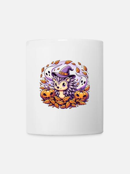Igel Halloween Geister - Tasse - Weiß