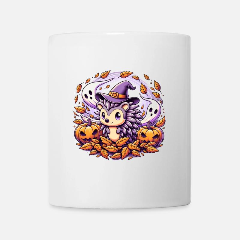 Igel Halloween Geister - Tasse - Weiß