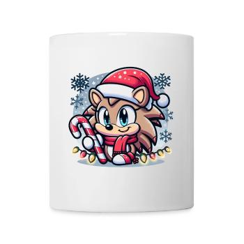 Igel-Weihnachten - Tasse - Weiß - Vorne