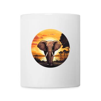 Afrika. - Tasse - Weiß - Vorne