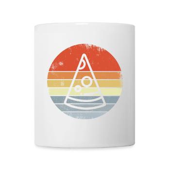 Vintage Pizza Drawing - Mug - white - Front