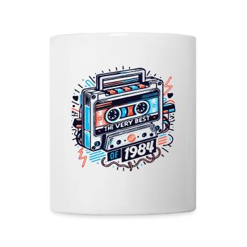 1984 Vintage Vintage anniversaire rétro cadeau - Mug blanc - blanc - Devant