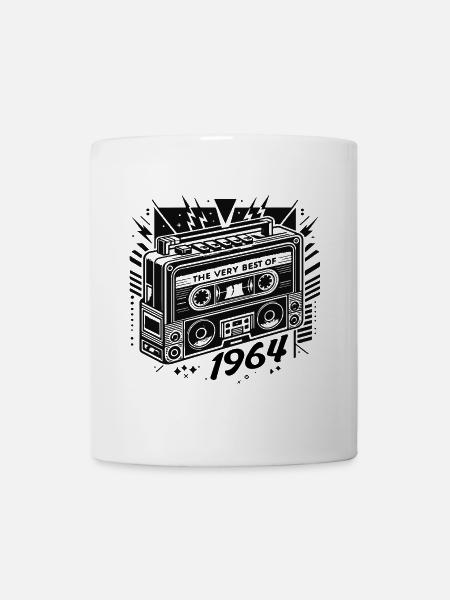 Anniversaire très le meilleur de 1964 rétro - Mug blanc - blanc