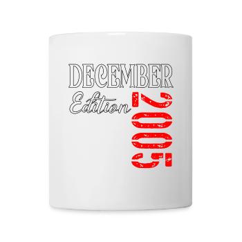 21. GEBURTSTAG DEZEMBER 2005 AUSGABE - Tasse - Weiß - Vorne