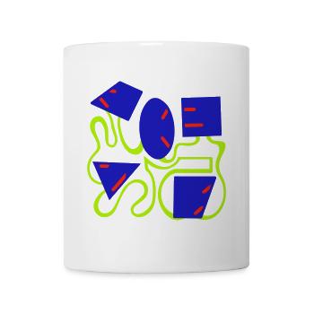 Gesicht — Form — Charakter — Temperament - Tasse - Weiß - Vorne