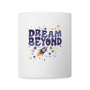 Dream Beyond Rocket and Stars - Mug - white - Front