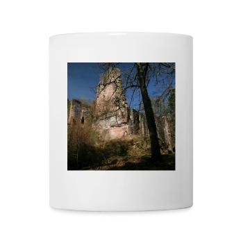 Mystical castle ruins Waldeck (Northern Black Forest) - Mug - white - Front