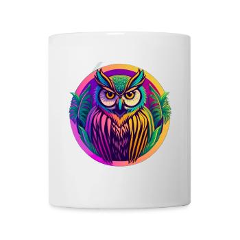 Eule - Tasse - Weiß - Vorne