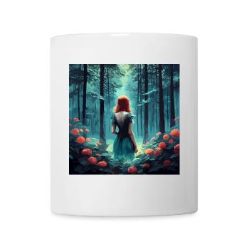 Rusalka vibrant painting dark fantasy - Tasse - Weiß - Vorne