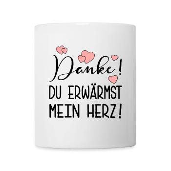 DANKE SPRÜCHE - DANKBARKEIT AUSDRÜCKEN - Tasse - Weiß - Vorne