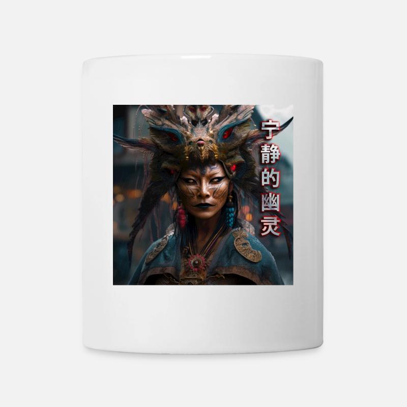 Serene Ghost typo - Mug - white