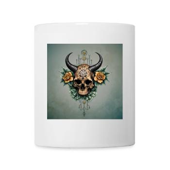 Crâne impressionnant. - Mug blanc - blanc - Devant