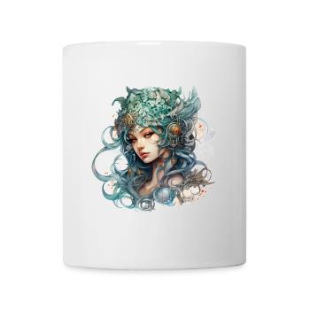Wunderschöne Waldelfe Fantasy RPG Shirt - Tasse - Weiß - Vorne