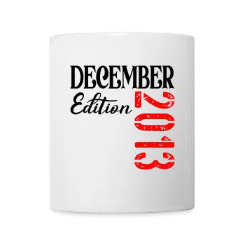 13e anniversaire Édition décembre 2013 GARÇONS FILLES - Mug blanc - blanc - Devant