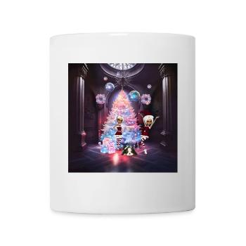 Cute Elves Celebrate the Christmas Season - Mug - white - Front