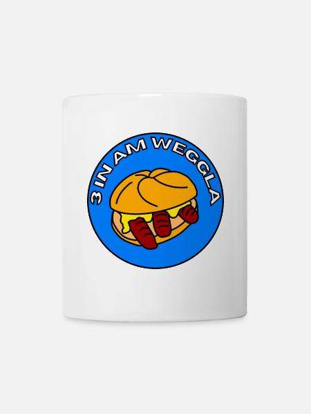 3 in am Weggla - Tasse - Weiß
