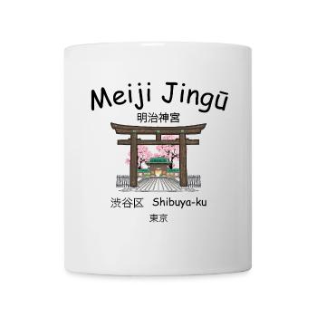 Tokyo Shibuya, Shinto Shrine Meiji Jingu, Japan, - Mug - white - Front
