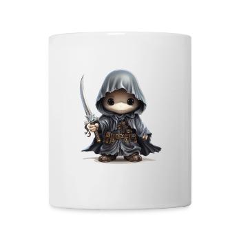 Cute Ghost with Dagger Fantasy Shirt - Mug - white - Front