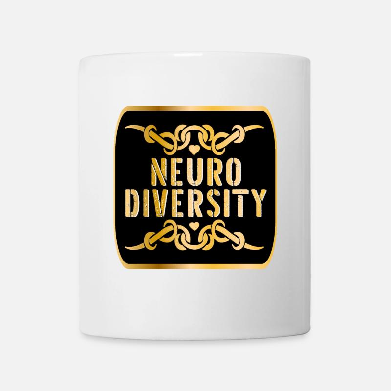 NEURODIVERSITÉ - Mug blanc - blanc
