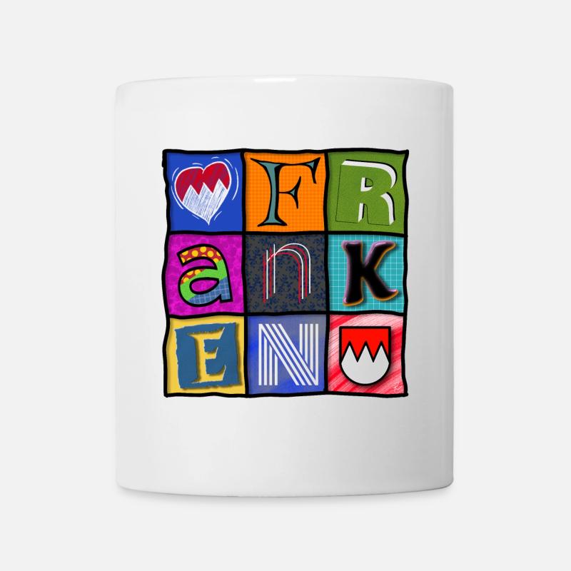 Franconia - Pop Art - Poster - Mug - white