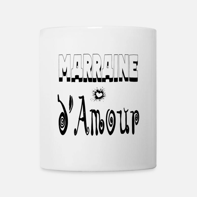 Marraine Amour Cœur - Mug blanc - blanc