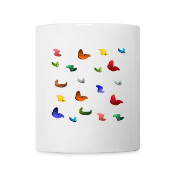 BOULDERN BOULDER KLETTER BERGSTEIGEN BERGSPORT - Tasse - Weiß - Vorne
