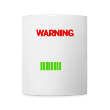 Humour comique Pet chargement T-shirt - Mug blanc - blanc - Devant
