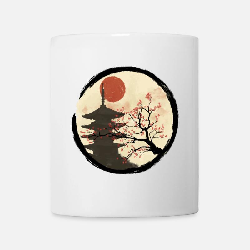 Kyoto in bloom - Tasse - Weiß
