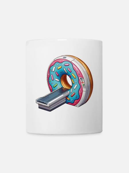 Manip Radio Scanner IRM Radiologie Donut of truth - Mug blanc - blanc