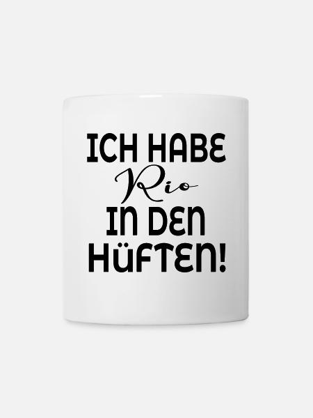 TANZEN HÜFTE BEWEGUNG - Tasse - Weiß