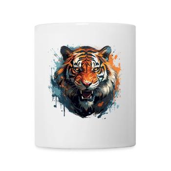 Bengal Tiger – King Tiger Face Zoo - Mug - white - Front