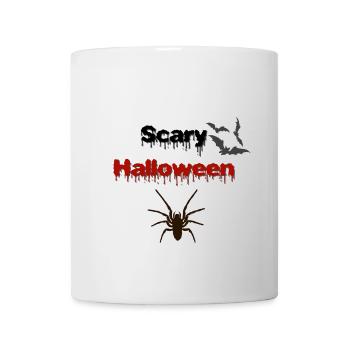 Halloween Outfit, gruselige Prints, Sprüche - Tasse - Weiß - Vorne