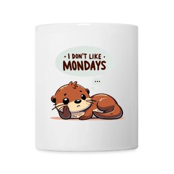 Anti-Montags-Otter | Büro-Humor - Tasse - Weiß - Vorne