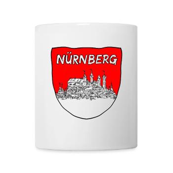Nuremberg Silhouette Coat of Arms - Mug - white - Front