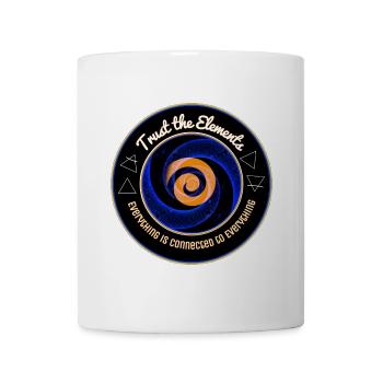 Elementare Spiralkonvergenz - Tasse - Weiß - Vorne