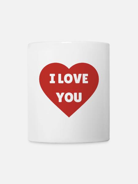 I love you - Mug - white