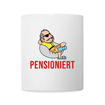 Pensionist Senior Freizeit Ruhestand Spruch - Tasse - Weiß - Vorne