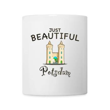 Potsdam, Nauener Tor, Deutschland Zeichnung - Tasse - Weiß - Vorne