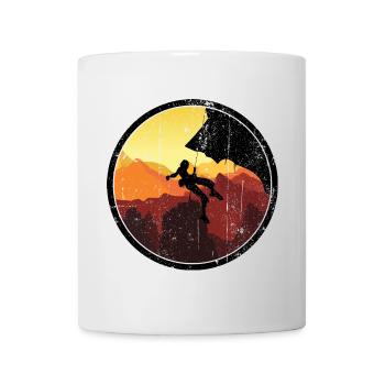 Sunset Climber in Canyon Circle - Mug - white - Front