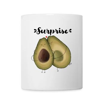 Surprise Avocado - Tasse - Weiß - Vorne